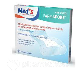 MEDS PORE MEDIC PUR 10X8CM 5PZ