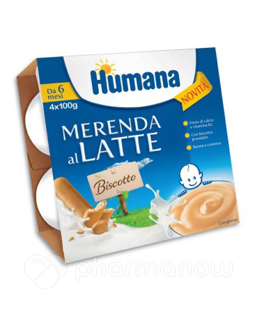 HUMANA MERENDA BISC 4X100G