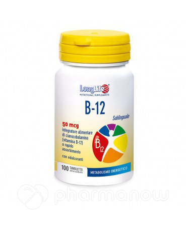 LONGLIFE B12 50MCG SUBL 100TAV