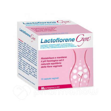 LACTOFLORENE GYN 10CPR VAG