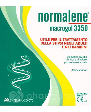 NORMALENE MACROGOL 3350 20BUST