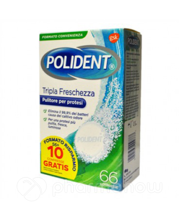 POLIDENT TRIPLA FRESCH 66CPR