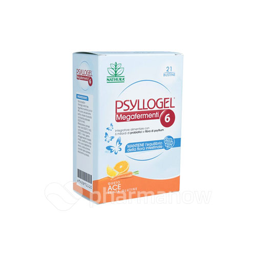 PSYLLOGEL MEGAFERMENTI 6 GUSTO ACE 21 BUSTE