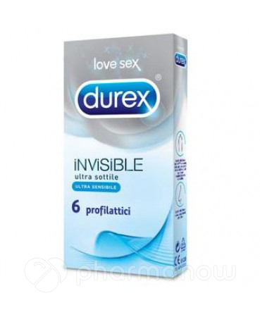 DUREX INVISIBLE 6 PEZZI