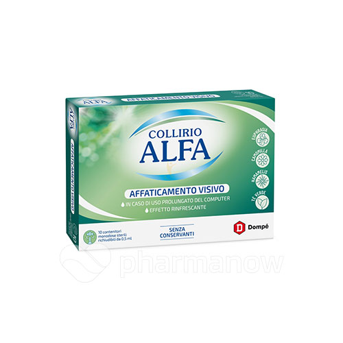 COLLIRIO ALFA AFFATICAMENTO VISIVO 10 PEZZI MONODOSE