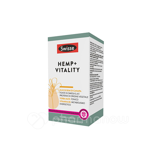 SWISSE HEMP+ VITALITY 60CPS 