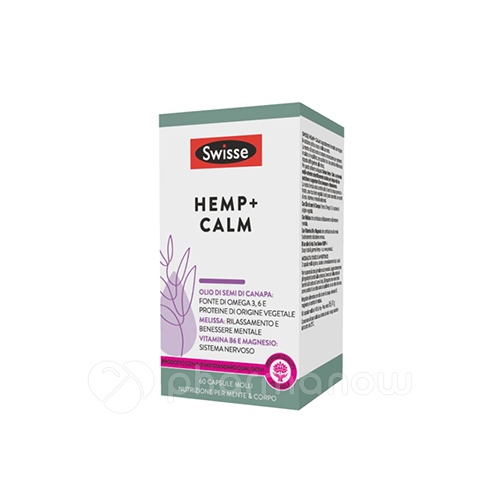 SWISSE HEMP+CALM 60 CPS     